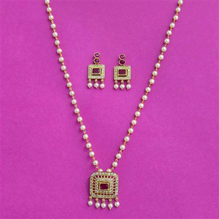 Antique Classic Pendant Set With Gold Plating