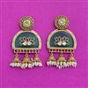 Antique Classic Earring With Matte Gold Plating