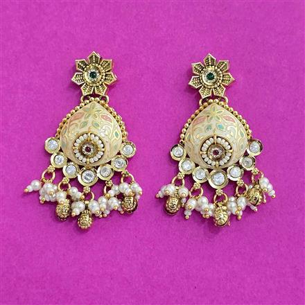 Antique Classic Earring With Gold Plating