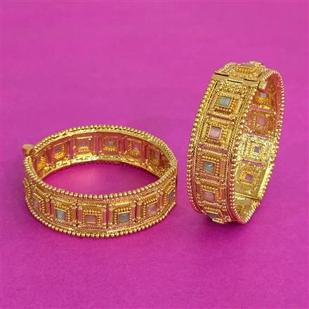 Antique Openable Bangles With Gold Plating