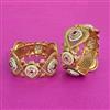 Antique Openable Bangles With Matte Gold Plating