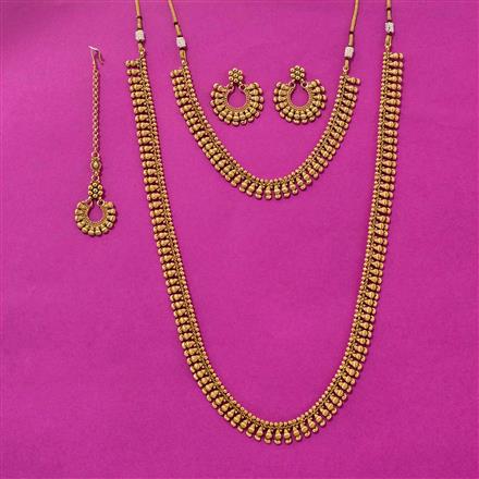 Antique Combo Necklace Set Set With Gold Plating
