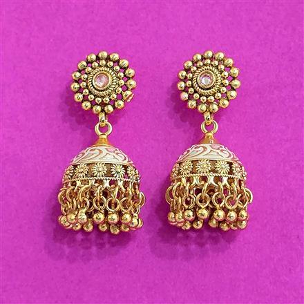 Antique Jhumki With Gold Plating
