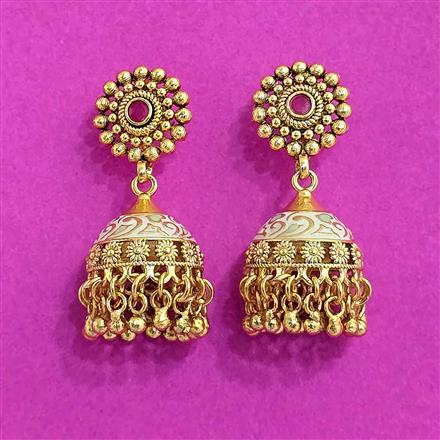 Antique Jhumki With Gold Plating