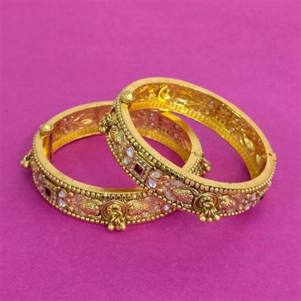 Antique Openable Bangles With Gold Plating