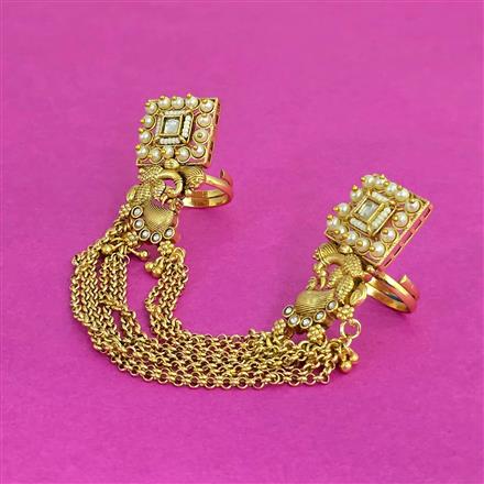 Antique Classic Ring With Gold Plating