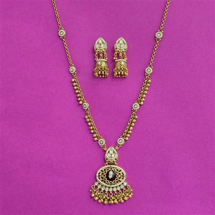 Antique Classic Pendant Set With Gold Plating