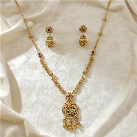 Antique Classic Pendant Set With Gold Plating