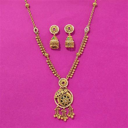 Antique Classic Pendant Set With Gold Plating