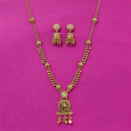 Antique Classic Pendant Set With Gold Plating