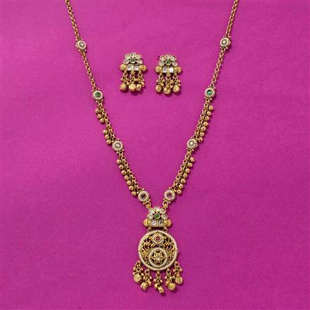 Antique Classic Pendant Set With Gold Plating