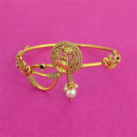 Antique Moti Baju Band With Gold Plating