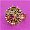 Antique Adjustable Ring With Gold Plating