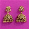 Antique Jhumki With Matte Gold Plating