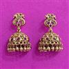 Antique Jhumki With Matte Gold Plating