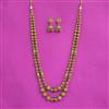 Antique Mala Necklace Set With Gold Plating