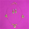 Antique Moti Pendant Set With Gold Plating