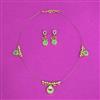 Antique Moti Pendant Set With Gold Plating