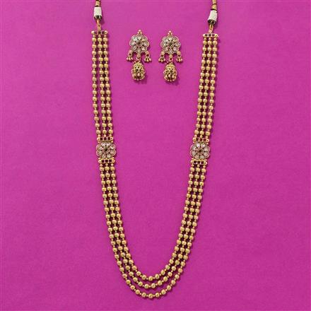 Antique Mala Necklace With Gold Plating