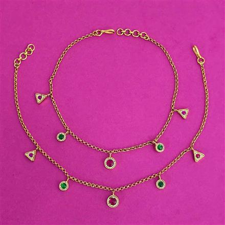 Antique Classic Payal With Gold Plating