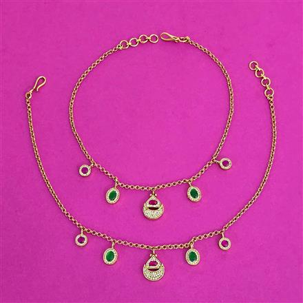 Antique Classic Payal With Gold Plating