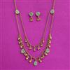 Antique Classic Necklace Set With Gold Plating
