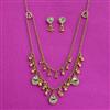 Antique Classic Necklace Set With Gold Plating