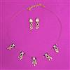 Antique Moti Pendant Set With Gold Plating