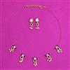 Antique Moti Pendant Set With Gold Plating