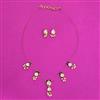 Antique Moti Pendant Set With Gold Plating