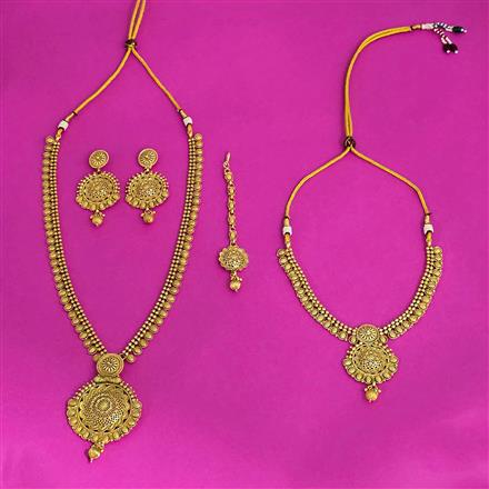 Antique Combo Necklace Set Set With Gold Plating