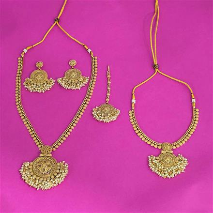 Antique Combo Necklace Set Set With Gold Plating