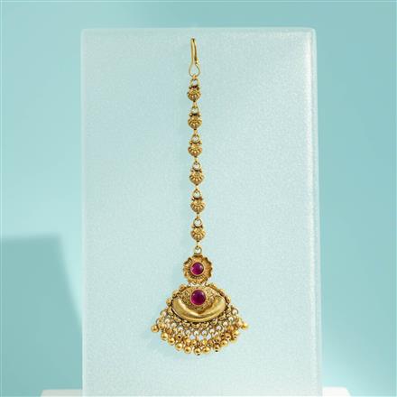 Antique Classic Tikka With Gold Plating