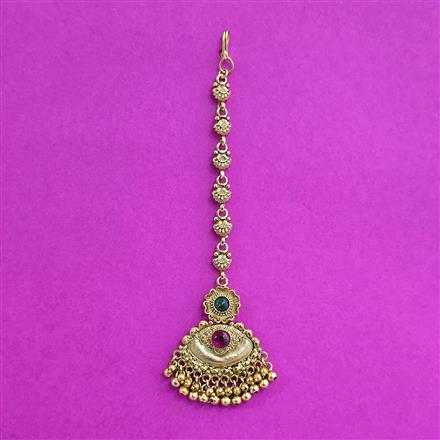 Antique Classic Tikka With Gold Plating