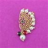 Antique Moti Nose Ring With Gold Plating