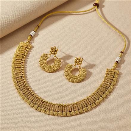 Antique Classic Necklace With Gold Plating