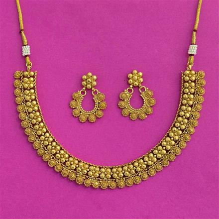 Antique Classic Necklace With Gold Plating