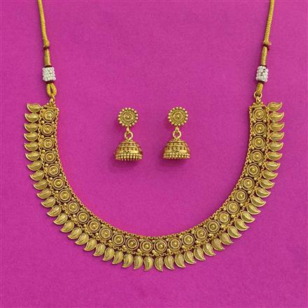 Antique Classic Necklace With Gold Plating