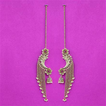 Antique Earcuff With Gold Plating