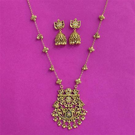 Antique Classic Pendant Set With Gold Plating