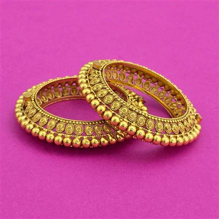 Antique Openable Bangles With Gold Plating