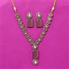 Antique Classic Necklace Set With Mehndi Plating