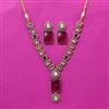 Antique Classic Necklace Set With Mehndi Plating
