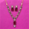 Antique Classic Necklace Set With Mehndi Plating