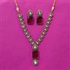 Antique Classic Necklace Set With Mehndi Plating