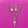Antique Classic Necklace Set With Mehndi Plating