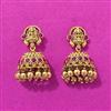 Antique Jhumki With Matte Gold Plating