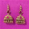 Antique Jhumki With Matte Gold Plating