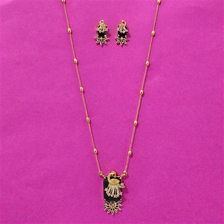 Antique Classic Pendant Set With Gold Plating