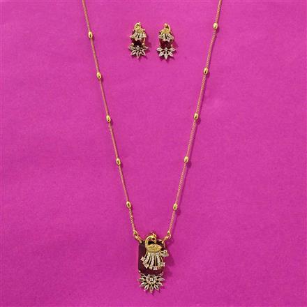 Antique Classic Pendant Set With Gold Plating